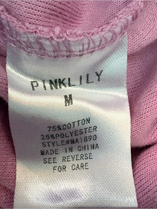 Pink Lilly Retro Flower Terry Cloth Active Shorts Drawstring Women’s M Cotton - Picture 9 of 10